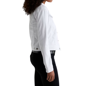 Chaqueta Vaquera para Mujer, Cuello Redondo, Lavada, Elegante, Otoño/Invierno/Verano, Abrigo Minimalista, Proveedor Mayorista, OEM, ODM - Product Image 5