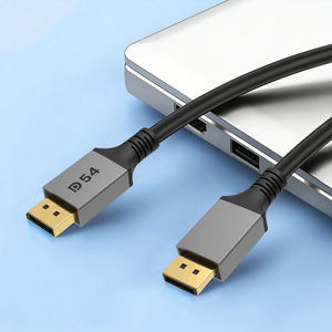 สายเคเบิล DP 2.1 แบบมีฉนวนหุ้ม PVC ทองแดงเคลือบดีบุก ป้องกันด้วยเส้นใยถัก ผลิตตามสั่ง OEM VESA รองรับ 54Gbps UHBR20/UHBR13.5 สำหรับโปรเจคเตอร์ HDTV เวียดนาม - Product Image 4