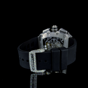 Reloj de Lujo Hecho a Mano, Edición Limitada, Joyería de Belleza Artística, Unisex, Clásico, Hip Hop, Mecánico Automático, ETA, Acero Inoxidable, 44MM - Product Image 3