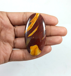 Lot en gros de cabochons en jaspe mookaïte naturel de formes variées, qualité supérieure, taille personnalisable pour pierres précieuses en vrac - Product Image 1