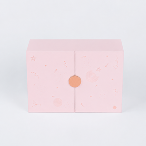 Customizable Eco-Friendly Valentine's Day Gift Rigid Packaging <b>Box</b> Gold Hot Stamping Recyclable Art Magnetic Flip Design Two <b>Box</b> - Product Image 2