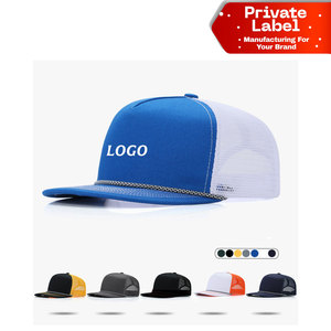 Gorra Snapback con Logotipo Personalizado al por Mayor, Gorra de Golf de 5 Paneles, Gorra Trucker con Cuerda, Gorra Snapback Bordada Personalizada, Directo de Fábrica OEM - Product Image 1