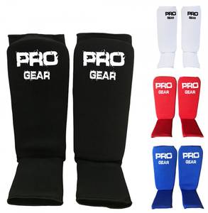 Protections de tibias personnalisées avec logo privé, fabricant d'équipements d'arts martiaux, de kick-boxing, protection sportive légère. - Product Image 1