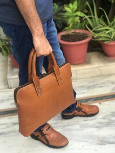 กระเป๋าหนังใส่แล็ปท็อป, กระเป๋าเอกสารกระเป๋าหนังแท้สำหรับเดินทางใส่เอกสาร - Product Image 6