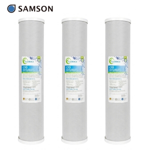 Cartouche filtrante en bloc de charbon de noix de coco de qualité supérieure 20 x 4,5 pouces CTO 5 microns, filtre pour toute la maison compatible avec MATRIKX 32-450 - Product Image 1