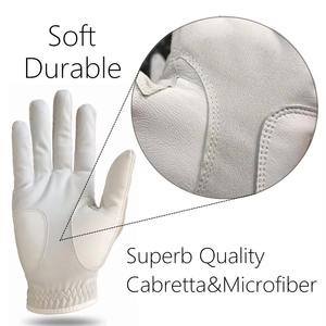 Gants de golf pour hommes en PU respirants et confortables, grande taille, colorés, avec fermeture auto-agrippante, de haute qualité, vente en gros - Product Image 6