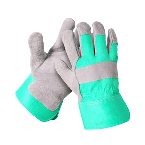 ถุงมือทำงานหนังวัวแท้คุณภาพสูง ทนทานต่อการเสียดสี ทนความร้อน กันไฟ ป้องกันไฟฟ้าสถิต สำหรับงานก่อสร้าง - Product Image 6