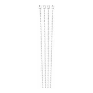 Attaches-câbles réutilisables en nylon perlé de 8 pouces, lot de 100, certifiés RoHS pour l'organisation en laboratoire et industrielle - Product Image 3