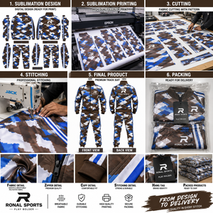 Survêtement pour homme RONAL SPORTS à imprimé géométrique, manches longues, col rabattu, respirant, style sportif, vêtements d'automne, survêtement d'hiver - Product Image 5