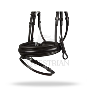 Bridon anatomique CASTELLO, taille complète, pour l'équitation anglaise, confort du cheval assuré - Product Image 3