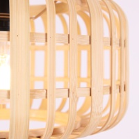 Luminaire suspendu en bambou tissé à la main au design délicat pour la décoration de la maison, restaurant, lampe en rotin naturel, lustre