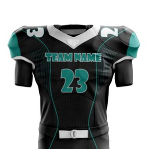 American Football <b>Mesh</b> Panel Uniform Supplier Custom American Football Elastic Fit Jersey Manufacturer American Football Uniform - Product Image 6