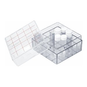 Sample Cup Storage SciLab PC 25-Hole <b>Freezer</b> <b>Box</b> with Numbered Lid for Cryovials - Product Image 3