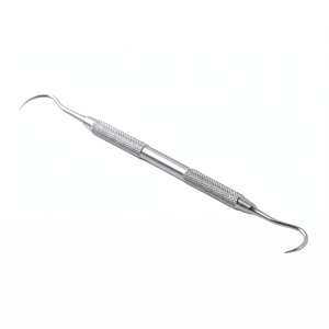 Stainless Steel Manual Double Ended Dental Scaler Curette Set Class I Plaque Removal Dental Hygiene <b>Cleaning</b> Austin Surgical - Product Image 2