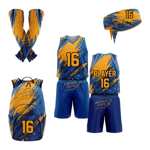 Uniforme de Baloncesto Profesional Personalizado, Transpirable, de Secado Rápido, Sublimado, Jersey de Manga Corta con Estampado de Letras en la Parte Delantera, Accesorios para Equipos - Product Image 1