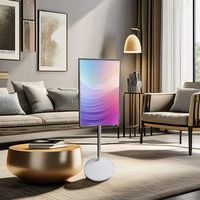 Téléviseur intelligent portable MILEC 32 pouces avec écran LCD, design rotatif, Android 12/13, 2.1, garantie 1 an, utilisation intérieure/extérieure, 4-8 Go de RAM