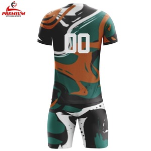 Maillot de football tendance pour homme, haute qualité, personnalisé, manches courtes, respirant, séchage rapide, haut de sport d'été 100% polyester - Product Image 6