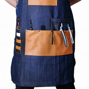 Salon Essential Durable Barber <b>Aprons</b> Lightweight Fabric Comfortable Wear Professional Use Barber <b>Aprons</b> - Product Image 6
