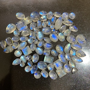 หินมูนสโตนสีรุ้งธรรมชาติคุณภาพ AAA 3มม. อัญมณีสีฟ้าสอบเทียบแบบหลวมได้รับการรับรองจากโรงงานราคาส่ง - Product Image 6