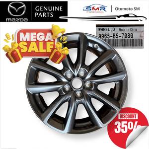 9965B57080 Jante de voiture en alliage d'aluminium 18x7J Offset 45 Charbon 10 rayons pour Ford Mazda 3 SkyActiv BR, BP Pièce d'origine - Product Image 1