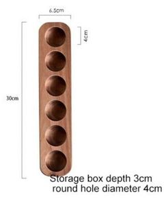Large Capacity Wooden Egg Tray for Storing Farm Fresh Eggs Compact Wooden Egg Holder Tray for <b>Small</b> Kitchen Spaces at low cost - Product Image 1