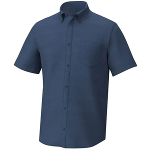 Chemise Hawaïenne Rayée Personnalisée OEM 2026 pour Homme, Style Velours 100% Soie, Vêtement de Pêche - Product Image 3