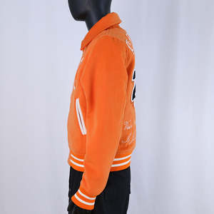 Veste universitaire en laine d'hiver avec logo personnalisé, broderies en chenille, veste épaisse, streetwear, vestes universitaires tendance pour hommes - Product Image 6