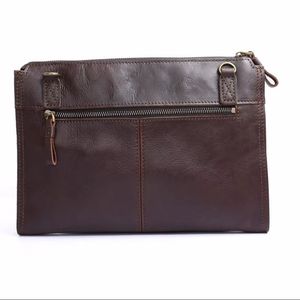 Fazmax Corporation Dark Brown Leather <b>Zip</b> Around <b>Wallet</b> with Wrist Strap Model A16 - Product Image 3