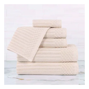 Serviette de bain jacquard de qualité supérieure, 100 % coton, douce, absorbante, séchage rapide, ensemble de serviettes pour hôtel et resort - Product Image 2