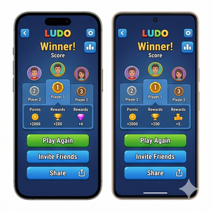 Aplicación Royalcraft Ludo: juego de mesa clásico, partidas multijugador, juego en línea y desafíos divertidos para IOS/Android y MAC - Product Image 4