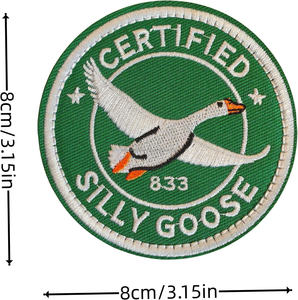 Badges en PVC les plus vendus qualité de haute qualité meilleur matériau de conception Patch tissu sergé de fleur de Style Sport de qualité supérieure - Product Image 4