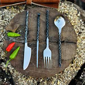 Juego de Cubiertos Profesionales de Acero Inoxidable para Cocina |   Cubiertos Resistentes para Chefs y Servicios de Alimentos - Product Image 2