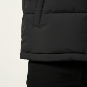 Hooded Puffer Jacket Men Winter Quilted <b>Bubble</b> <b>Coat</b> Zip Up Streetwear Custom Logo Men's Hooded Puffer Jacket - Product Image 6
