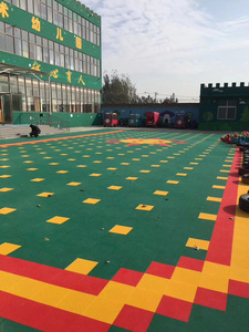 PP Sport Floor <b>Tiles</b> Damping Anti-skid Modular Basketball Court Floor - Product Image 4