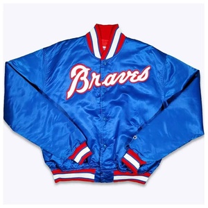 Chaqueta Bomber de satén personalizada de alta calidad para hombre, ropa de calle de invierno sostenible, abrigo transpirable de estilo universitario con letras 1996 - Product Image 3