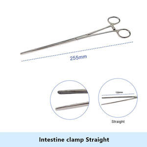 Premium Quality Surgical Instruments Manual Intestine Clamp <b>Pliers</b> for Pet Cats Dogs <b>Set</b> CE By Dentavex - Product Image 6