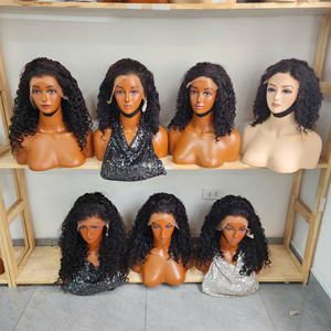 Peluca de Cabello Humano Virgen 100% Natural, Rizado Vietnamita, con Frente de Encaje 13x6 13x4, Transparente, para Mujeres Negras, a Precio Económico - Product Image 4