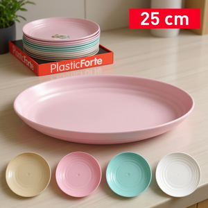 Plateau en plastique classique Plato 25 cm 12U pour plats et assiettes - Product Image 3