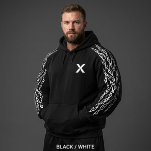 เสื้อฮู้ดดี้ไบค์เกอร์พิมพ์ลาย CE Armored Unisex ผ้าโพลีเอสเตอร์/คอตตอน พร้อมแผ่นป้องกัน CE Armor แขนยาว พิมพ์ลายเรืองแสง ระบายอากาศได้ดี รับสกรีนโลโก้ตามสั่ง - Product Image 1