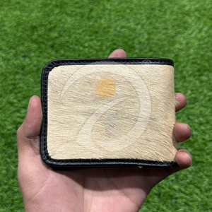 Portefeuille en cuir de vachette de qualité supérieure, fait main, fin, à double pli, porte-cartes, en cuir véritable de haute qualité - Product Image 1