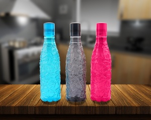 Nhựa chai nước trái cây với mũ nước trái cây container với bằng chứng giả mạo Nắp clearbottles cho juicing sữa Smoothie uống - Product Image 2