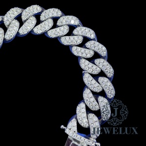 Hot Sale Supply Elegant Moissanite Tennis <b>Bracelet</b> <b>Adjustable</b> 925 Sterling Silver <b>Bracelet</b> for Daily Wear for at Best Price - Product Image 3