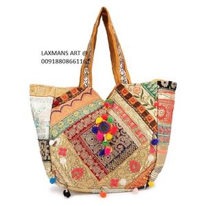 Patchwork de seda diseñador BANJARA patchwork bolsos Tote DE LA India moda bolsos patchwork moda bolsos Tote DE LA India - Product Image 1