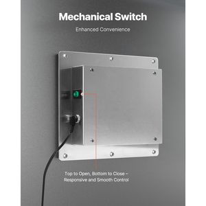 Purificatore d'Aria Commerciale da 24W per Tutte le Stanze, per Condotti HVAC, 12 Pollici, Illuminato, con 2 Lampadine, Tecnologia PCO - Product Image 4