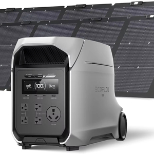 Ultra Plus Portable Power <b>Station</b> with 400W Solar Panel, 3072Wh LiFePO4 Battery, 3600W (7200W Surge) Output, Expandable to 11kWh - Product Image 1