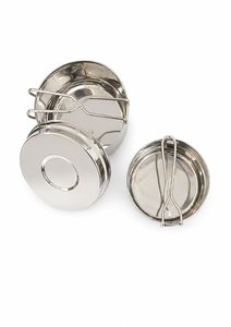 Dheer International Stainless Steel Food Grade 202 Unique Design Camping Tiffin Grey Color Wholesale - Product Image 1
