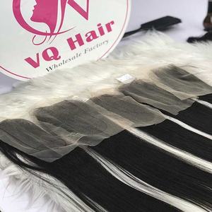 Meilleure vente Prix bas VQ Cheveux Modèle Helen Straight Épais Vierge Cheveux Remy Vietnamien 4*4 5*5 6*6 7*7 Machine Double Extensions - Product Image 1