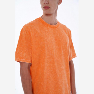 Premium Custom DTG Printed Oversized <b>Bleached</b> Acid Wash Distressed Boxy Fit T-Shirt Featuring Unique Shoulder - Product Image 1