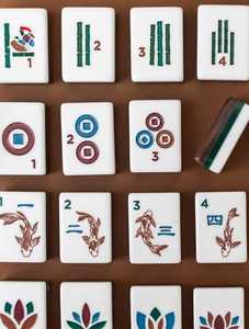 Tuiles de Mahjong en Résine Verte à Motif Circulaire, Artisanat Artistique Écologique, Décoration Personnalisée, Forme Personnalisée, Souvenir SAMI HANDICRAFTS SH-3234 - Product Image 6