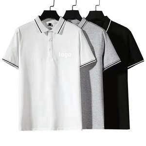 Camiseta de Hombre Bordada de Corte Clásico Personalizada de Fábrica, Camisetas Polo de Golf Casuales de Moda para Hombre - Product Image 4